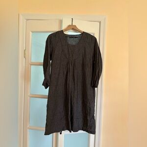 Gudrun Sjoden Charcoal Long Sleeve Dress